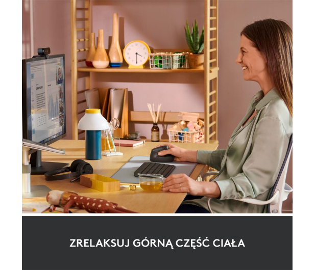 LOGITECH Lift RighT Vertical Ergonomic 910-006473 - 743071 - zdjęcie 9
